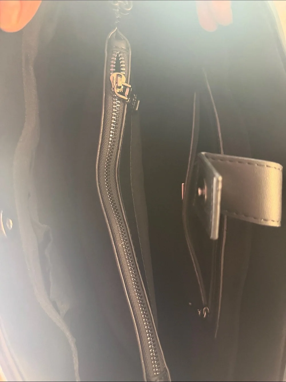 Steve Madden Black Messenger Satchel